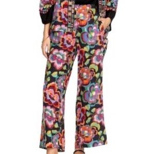 Johnny Was Calanthe Silk Pants